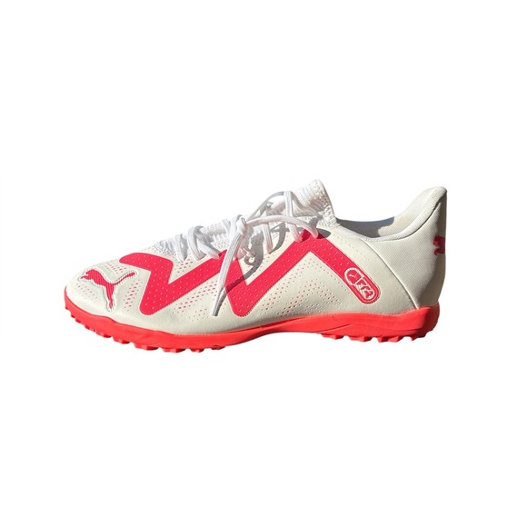 PUMA Ultra Play TT Turf Soccer Shoes White Red Men’s 14 - Picture 1 of 9